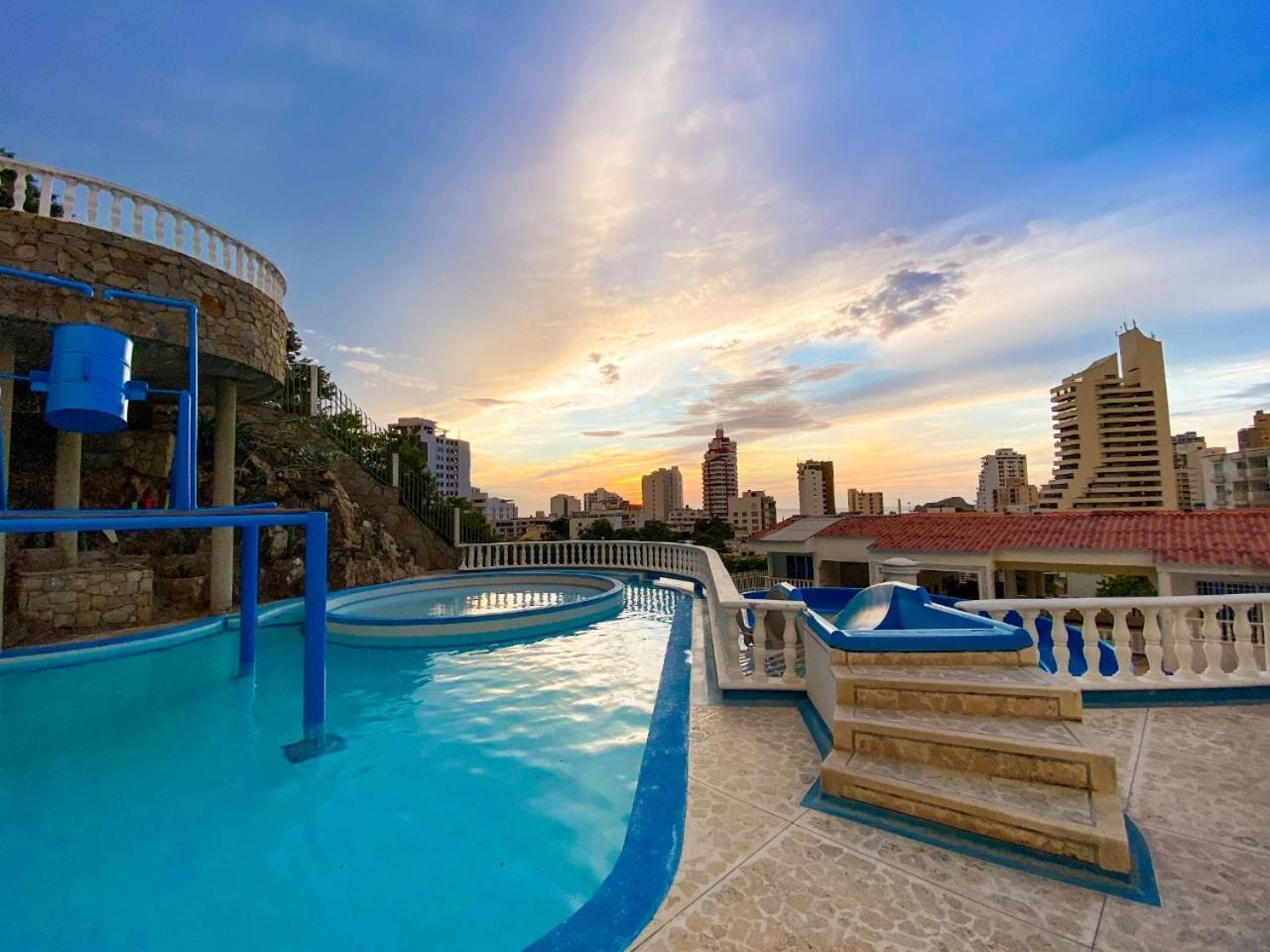 Hotel Cabanas Villa Roca, Rodadero Santa Marta  Eksteriør bilde