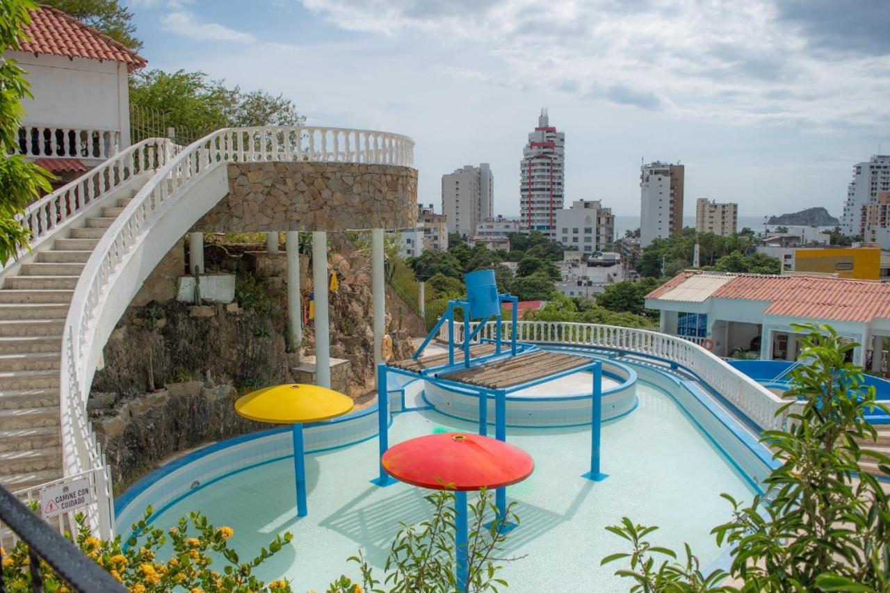 Hotel Cabanas Villa Roca, Rodadero Santa Marta  Eksteriør bilde
